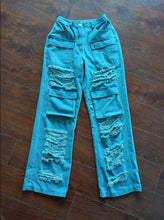 Load image into Gallery viewer, Casual Denim Hole Jeans
