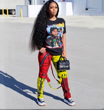 Load image into Gallery viewer, Plaid Print Zipper Casual Long Pants
