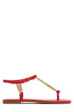 Load image into Gallery viewer, Clip Toe Flat Chain Sandals

