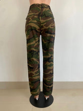 Load image into Gallery viewer, Fashion Camouflage Print Hole Casual Pants
