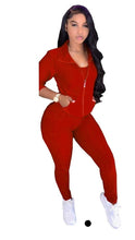 Load image into Gallery viewer, Solid Tanks + Zipper Coat + Pant 3 Piece Set
