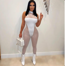 Load image into Gallery viewer, Sexy Patchwork Sleeveless Jumpsuit
