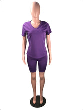 Load image into Gallery viewer, Casual Solid Short Sleeve Loose Two Piece Set
