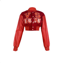 Load image into Gallery viewer, Fashion Letter Print Loose Short Baseball Jacket
