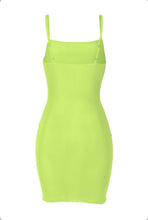Load image into Gallery viewer, Solid Sexy Mesh Sling Dress
