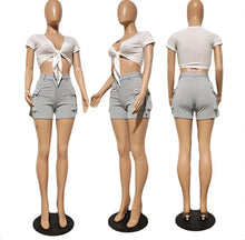 Load image into Gallery viewer, Solid Pockets Casual Shorts
