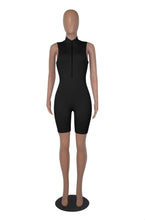 Load image into Gallery viewer, Fashion Zipper Sleeveless Rompers
