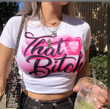 Load image into Gallery viewer, Sexy Printed O Neck Short Sleeve Slim T-Shirt
