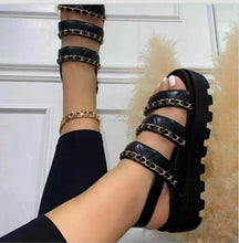 Load image into Gallery viewer, Casual Thick Sole Buckle Strap Sandals
