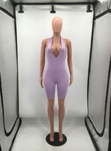 Load image into Gallery viewer, Sexy Deep V Neck Backless Romper
