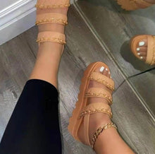 Load image into Gallery viewer, Casual Thick Sole Buckle Strap Sandals
