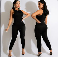 Load image into Gallery viewer, Solid Casual Sports Sleeveless Jumpsuit
