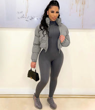 Load image into Gallery viewer, Plus Size Winter Zipper Cotton-padded Puffer Coats
