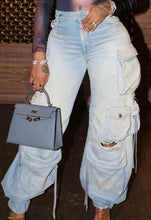 Load image into Gallery viewer, Fashion Denim Retro Casual Jeans
