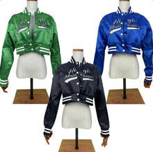 Load image into Gallery viewer, Fashion Short Letter Embroidery Long Sleeve Coat
