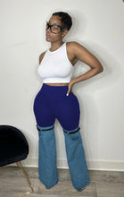 Load image into Gallery viewer, Fashion Denim Splice Pants
