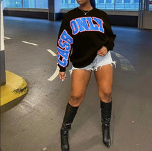 Load image into Gallery viewer, Fashion Letters Print Long Sleeve Sweatshirts
