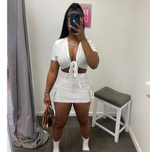 Load image into Gallery viewer, Sexy Solid Color Slim Mini Skirt
