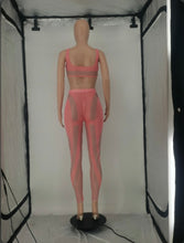 Load image into Gallery viewer, Sexy Mesh Patchwork Two Piece Pants Sets
