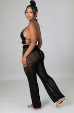 Load image into Gallery viewer, Sexy Tassels Hollow Out Halter Top Pants Two Piece Set

