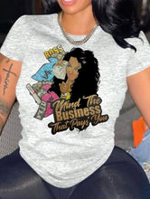 Load image into Gallery viewer, Plus Size Casual Print Short Sleeve T-shirt
