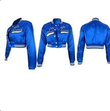 Load image into Gallery viewer, Fashion Short Letter Embroidery Long Sleeve Coat
