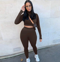 Load image into Gallery viewer, Fashion Casual Long Sleeve Pants Two Piece Set

