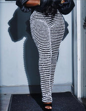 Load image into Gallery viewer, Knits Stripe Vest And Pants Slim Two Piece
