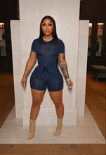 Load image into Gallery viewer, Solid T Shirt And Shorts Two Piece Sets
