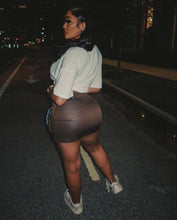 Load image into Gallery viewer, Solid Color Zipper Short Skirt
