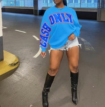 Load image into Gallery viewer, Fashion Letters Print Long Sleeve Sweatshirts
