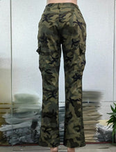 Load image into Gallery viewer, Straight-leg Camouflage Casual Pants
