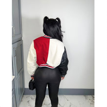 Load image into Gallery viewer, Contrast Color Long Sleeve Baseball Jacket
