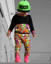 Load image into Gallery viewer, Kids Cartoon Long Sleeve Hooded Two Piece Pants Set
