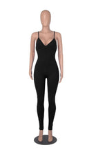 Load image into Gallery viewer, Solid Color Backless Jumpsuits
