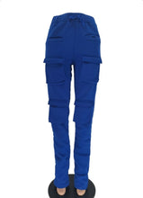Load image into Gallery viewer, Solid Color Pocket Casual Pants
