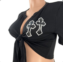 Load image into Gallery viewer, Plus Size Fashion Lace Up Top
