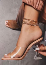 Load image into Gallery viewer, Summer See Through Fish Mouth Sandals
