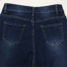 Load image into Gallery viewer, Plus Size Denim Print Skinny Jeans Pants
