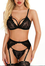 Load image into Gallery viewer, Sexy Lace Three Point Erotic Lingerie Suits (Without Stocking
