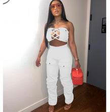 Load image into Gallery viewer, Wrap Chest Pants Two Piece
