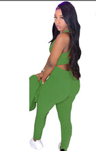 Load image into Gallery viewer, Solid Tanks + Zipper Coat + Pant 3 Piece Set
