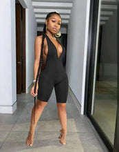 Load image into Gallery viewer, Sexy Deep V Neck Backless Romper
