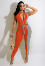 Load image into Gallery viewer, Casual Sleeveless Zipper Skinny Jumpsuit
