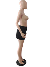 Load image into Gallery viewer, Sexy Solid Color Slim Mini Skirt
