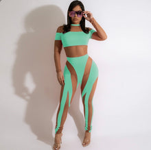 Load image into Gallery viewer, Plus Size Sexy Mesh Patchwork Tight Jumpsuit
