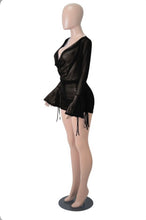 Load image into Gallery viewer, Deep V Neck Backless Mesh Two Piece Skirts Set
