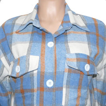 Load image into Gallery viewer, Classic Plaid Print Long Sleeve Coat
