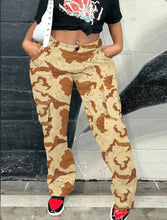 Load image into Gallery viewer, Straight-leg Camouflage Casual Pants
