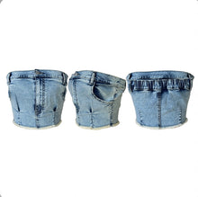 Load image into Gallery viewer, Sexy Denim Wrap Chest Crop Top
